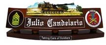 Army CSM Desk Nameplate